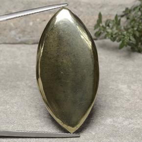 54.27カラットの天然ゴールド黄鉄鉱、マーキーズ、オペーク