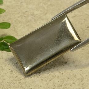 16.04カラットの天然ゴールド黄鉄鉱、バゲット、オペーク