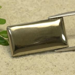 19.66カラットの天然ゴールド黄鉄鉱、バゲット、オペーク