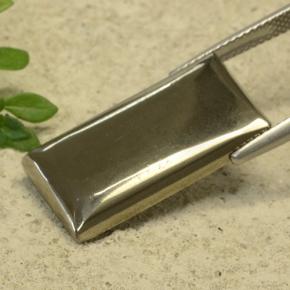 19.66カラットの天然ゴールド黄鉄鉱、バゲット、オペーク