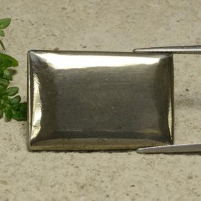 25.20カラットの天然ゴールド黄鉄鉱、バゲット、オペーク