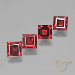 Shop natural 2.76ct ミディアムレッド パイロープガーネット gems, 四角形, from モザンビーグ at GemSelect. In stock, global shipping!