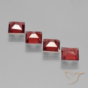 Shop natural 2.76ct ミディアムレッド パイロープガーネット gems, 四角形, from モザンビーグ at GemSelect. In stock, global shipping!