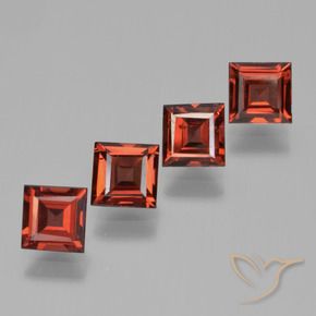 Shop natural 2.99ct ミディアムレッド パイロープガーネット gems, 四角形, from モザンビーグ at GemSelect. In stock, global shipping!