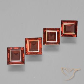 Shop natural 2.61ct ミディアムレッド パイロープガーネット gems, 四角形, from モザンビーグ at GemSelect. In stock, global shipping!