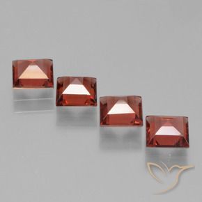 Shop natural 2.79ct ミディアムレッド パイロープガーネット gems, 四角形, from モザンビーグ at GemSelect. In stock, global shipping!