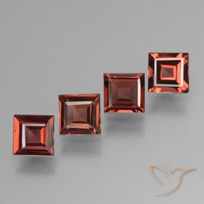 Shop natural 3.00ct スカーレットレッド パイロープガーネット gems, 四角形, from モザンビーグ at GemSelect. In stock, global shipping!