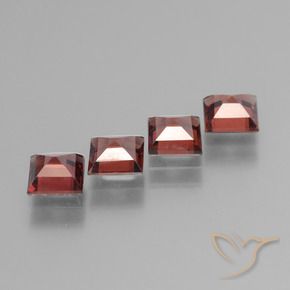Shop natural 2.67ct ミディアムレッド パイロープガーネット gems, 四角形, from モザンビーグ at GemSelect. In stock, global shipping!