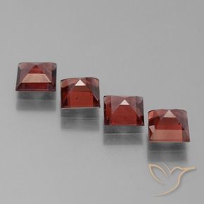 Shop natural 3.28ct ミディアムレッド パイロープガーネット gems, 四角形, from モザンビーグ at GemSelect. In stock, global shipping!