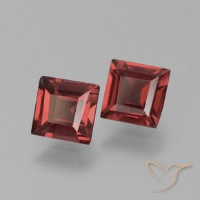 Shop natural 1.40ct 濃いスカーレットレッド パイロープガーネット gems, 四角形, from モザンビーグ at GemSelect. In stock, global shipping!