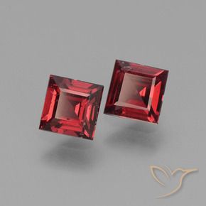 Shop natural 1.52ct ダークレッド パイロープガーネット gems, 四角形, from モザンビーグ at GemSelect. In stock, global shipping!