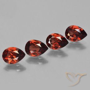 Shop natural 3.18ct 明るい赤 パイロープガーネット gems, 洋梨の形, from モザンビーグ at GemSelect. In stock, global shipping!