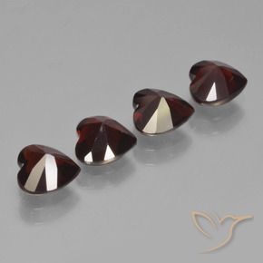 自然派の商品を探す 3.36ct 黒がかった赤 パイロープガーネット 宝石, ハート型, モザンビーグ からGemSelectで. 在庫あり、世界各国へ発送!