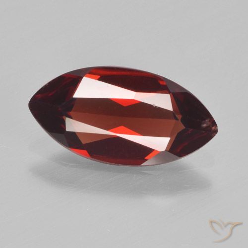 1.71ct 天然 ディープレッド パイロープガーネット, マーキーズ, VVS-VS