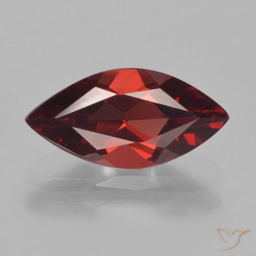 1.90ct 天然 ディープレッド パイロープガーネット, マーキーズ, VVS-VS