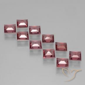 Shop natural 3.41ct ピンクがかったレッド パイロープガーネット gems, 四角形, from モザンビーグ at GemSelect. In stock, global shipping!