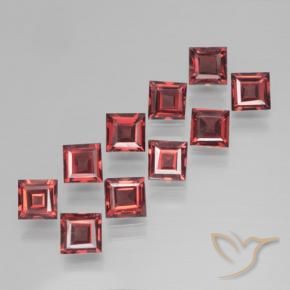 Shop natural 3.95ct ミディアムレッド パイロープガーネット gems, 四角形, from モザンビーグ at GemSelect. In stock, global shipping!