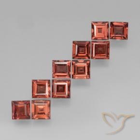 Shop natural 4.54ct ブリックレッド パイロープガーネット gems, 四角形, from モザンビーグ at GemSelect. In stock, global shipping!