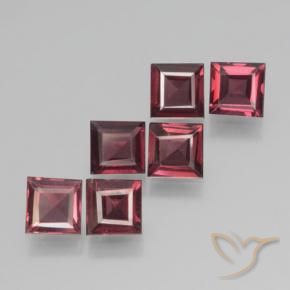Shop natural 2.26ct ラズベリーレッド パイロープガーネット gems, 四角形, from モザンビーグ at GemSelect. In stock, global shipping!