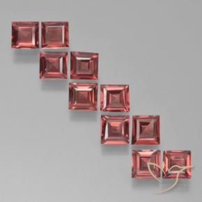 Shop natural 3.36ct 薄いレッド パイロープガーネット gems, 四角形, from モザンビーグ at GemSelect. In stock, global shipping!