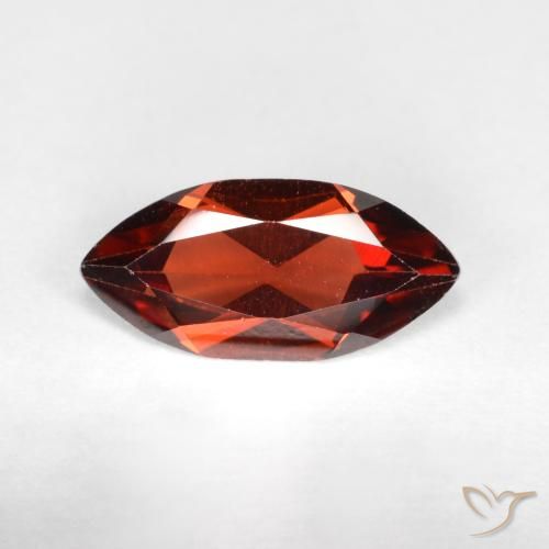 1.05ct 天然 ディープレッド パイロープガーネット, マーキーズ, VVS-VS