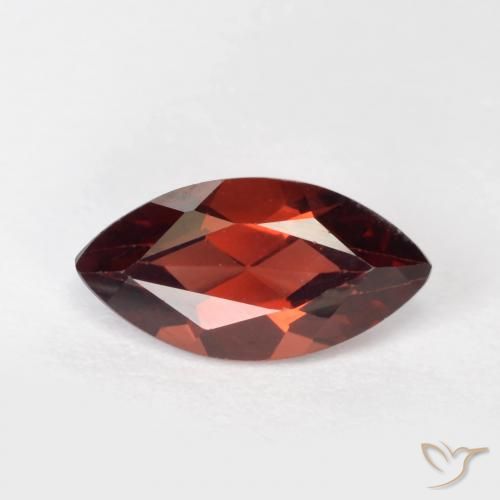 1.36ct 天然 ダークレッド パイロープガーネット, マーキーズ, VVS-VS