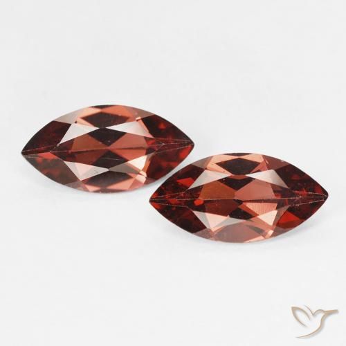 2.27ctw 天然 Medium Dark-Red パイロープガーネット, マーキーズ, VVS-VS