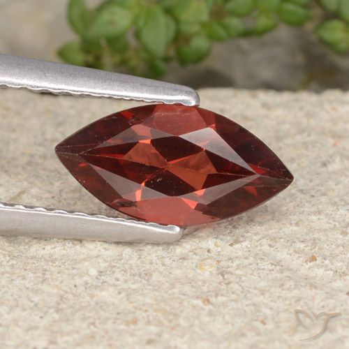 1.16ct 天然 濃い赤 パイロープガーネット, マーキーズ, VVS-VS