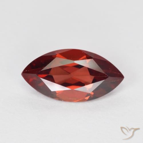 1.32ct 天然 ダークレッド パイロープガーネット, マーキーズ, VVS-VS