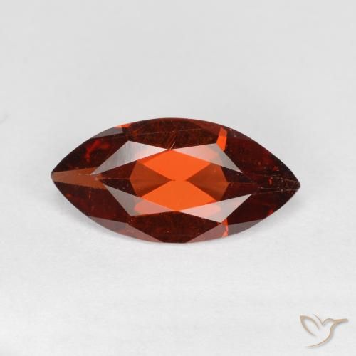 1.12ct 天然 ディープレッド パイロープガーネット, マーキーズ, VS