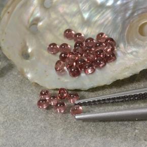 2.01カラットの天然ワインレッドパイロープガーネット（2.10 mm・ラウンドカット）