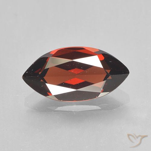 2.08ct 天然 メルローレッド パイロープガーネット, マーキーズ, VVS-VS