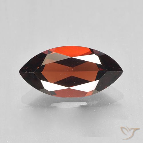 2.09ct 天然 ダークレッド パイロープガーネット, マーキーズ, VVS-VS
