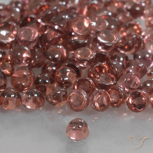 0.07ct 天然 スカーレットレッドトーン パイロープガーネット, ラウンド, 透明
