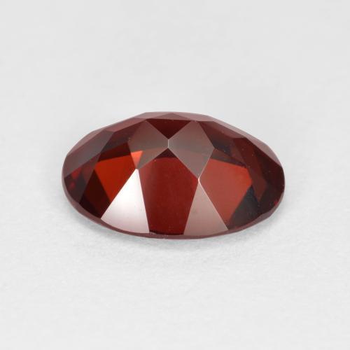 2.25カラットの天然濃いブラッドレッドパイロープガーネット（9.2×7.2 mm・オーバルカット）