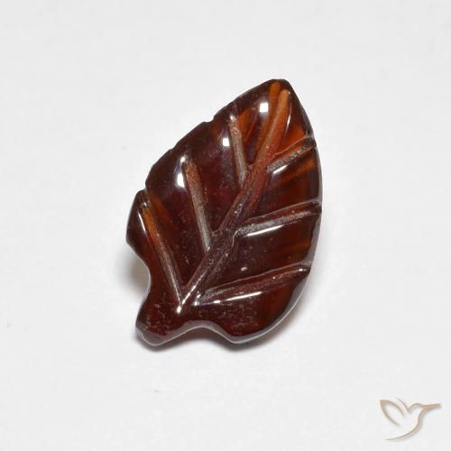 2.09ct 天然 赤みがかったオレンジ パイロープガーネット, ファンシー, 半透明