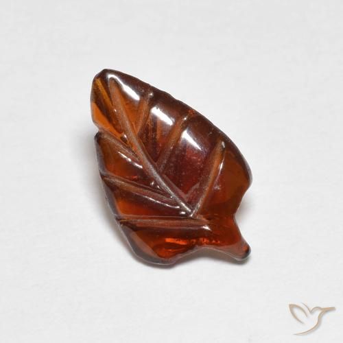 1.97ct 天然 ダークオレンジ パイロープガーネット, ファンシー, 半透明