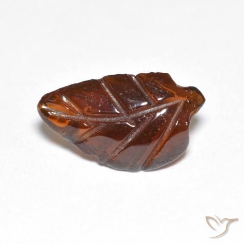 3.08ct 天然 ダークオレンジ パイロープガーネット, ファンシー, 半透明