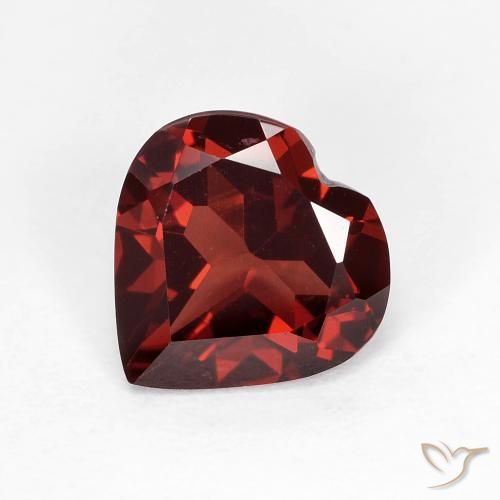 1.78ct 天然 濃いブラッドレッド パイロープガーネット, 心臓, VVS