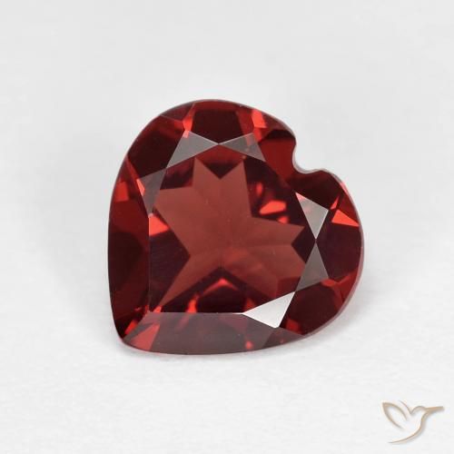 1.72ct 天然 サングリアレッド パイロープガーネット, 心臓, VVS