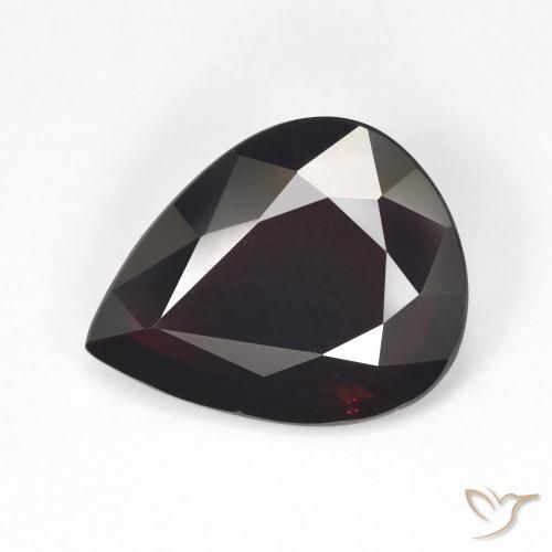 4.28ct 天然 マホガニーレッド パイロープガーネット, 洋梨の形, VVS