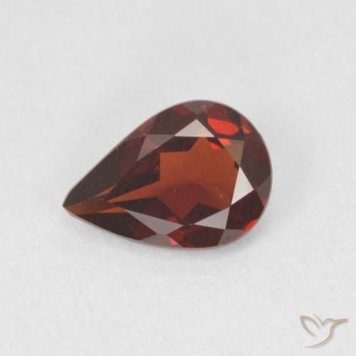 0.73ct 天然 サングリアレッド パイロープガーネット, 洋梨の形, VVS-VS