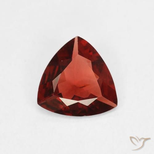 0.64ct 天然 ディープレッド パイロープガーネット, トリリオン, VS
