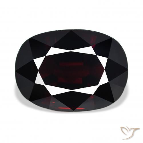 16.73ct 黒がかった赤 パイロープガーネット, クッション, IF