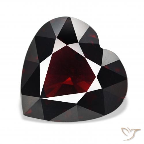 16.80ct 天然 ダークレッド パイロープガーネット, 心臓, VS