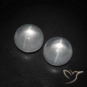 Shop natural 8.87ct ホワイト クォーツキャッツアイ gems, ラウンド, from インド at GemSelect. In stock, global shipping!