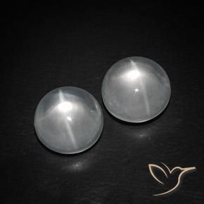 Shop natural 8.87ct ホワイト クォーツキャッツアイ gems, ラウンド, from インド at GemSelect. In stock, global shipping!