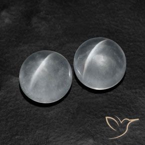 Shop natural 9.91ct クリアホワイト クォーツキャッツアイ gems, ラウンド, from インド at GemSelect. In stock, global shipping!