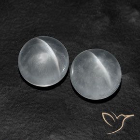 Shop natural 9.91ct クリアホワイト クォーツキャッツアイ gems, ラウンド, from インド at GemSelect. In stock, global shipping!