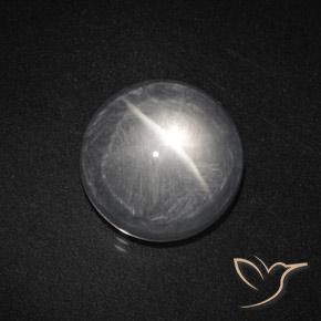 7.98ct 天然 クリアホワイト クォーツ キャッツアイ, ラウンド, 透明